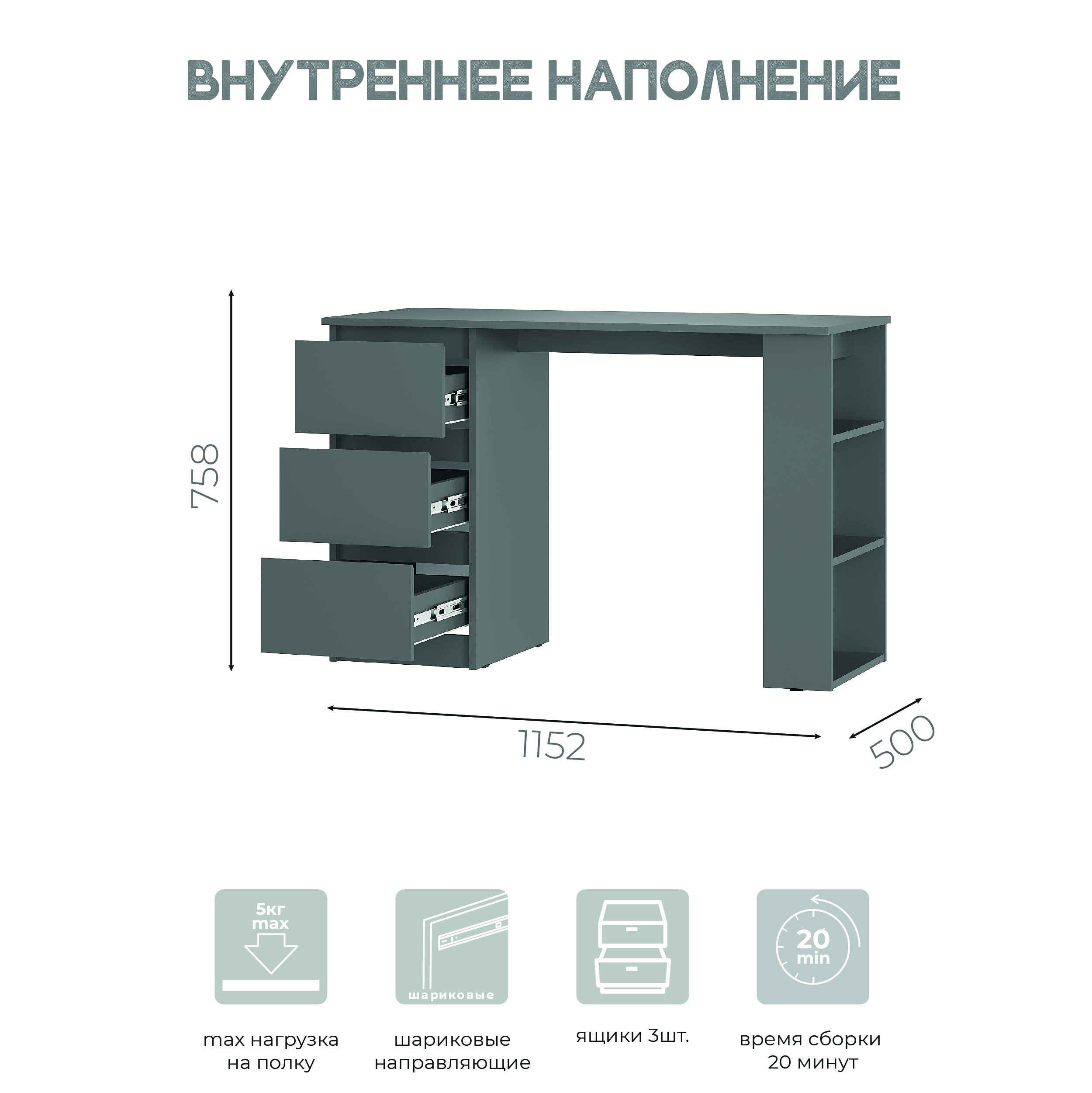 Стол письменный симпл сборка