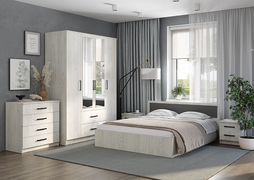 Модульная спальня Фиеста композиция 1