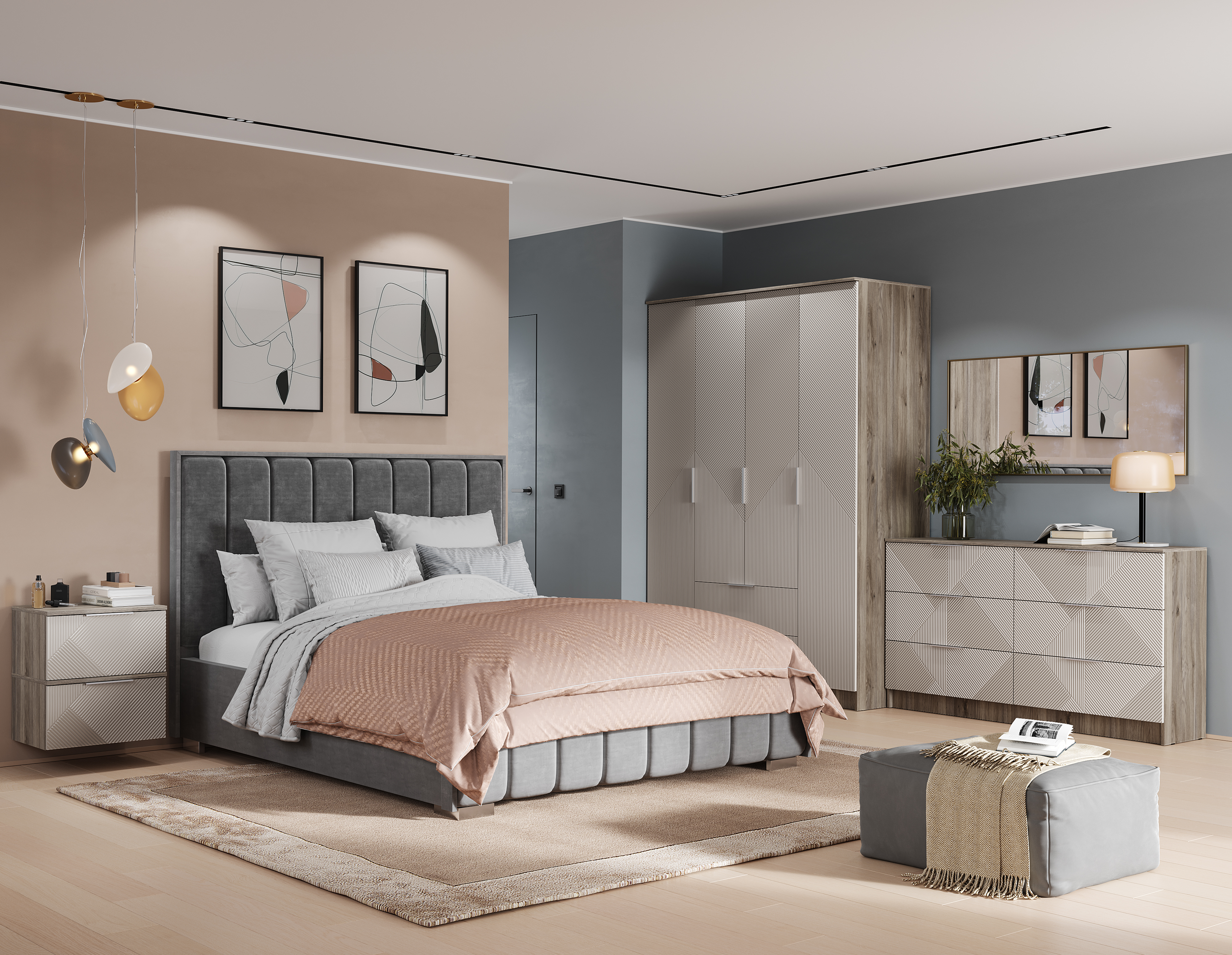 Коллекция мебели Эмилия композиция 1