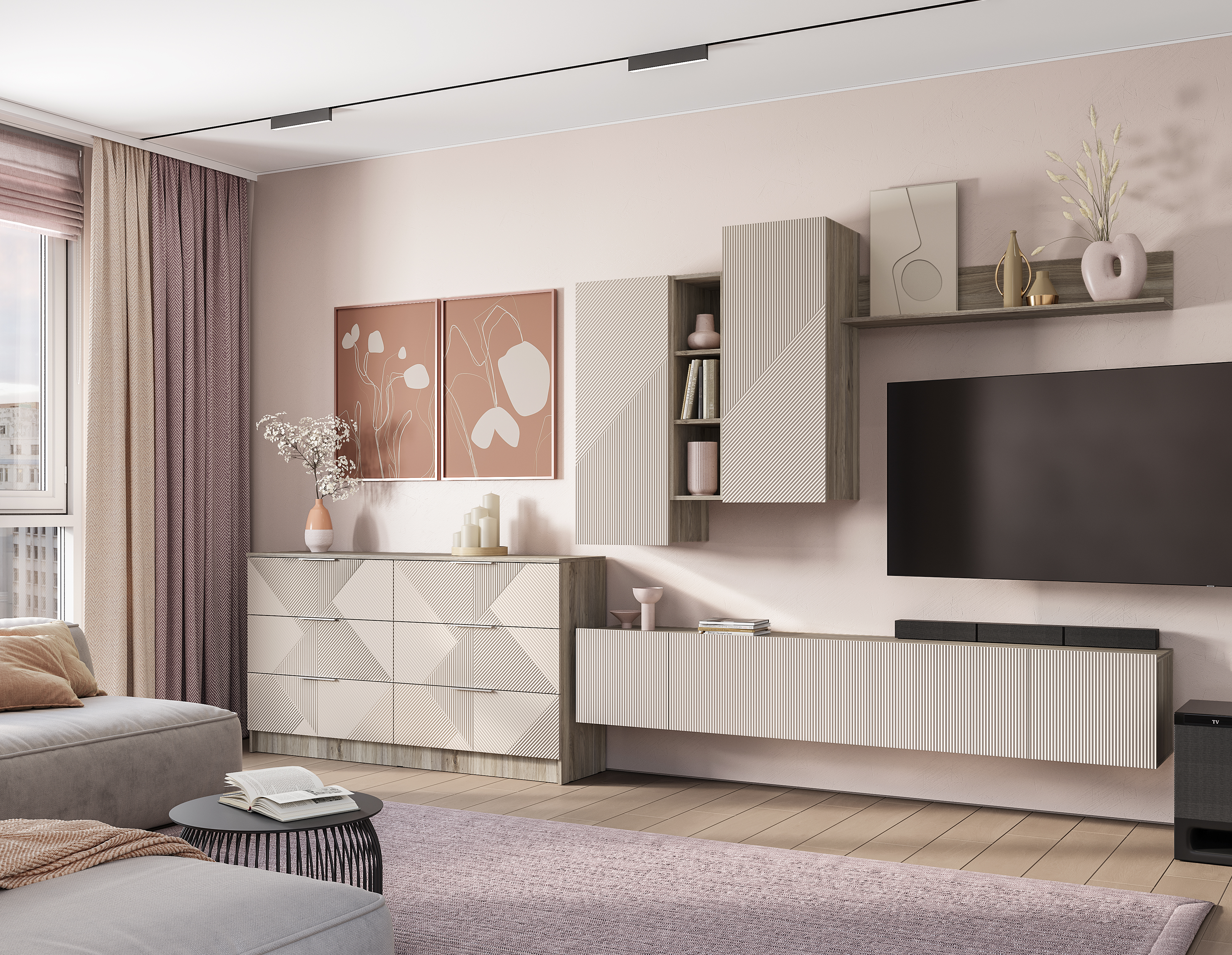 Коллекция мебели Эмилия композиция 4