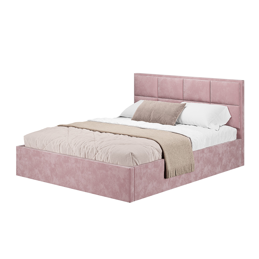 Кровать 1,6 м Линда КР-16 шарли пинк