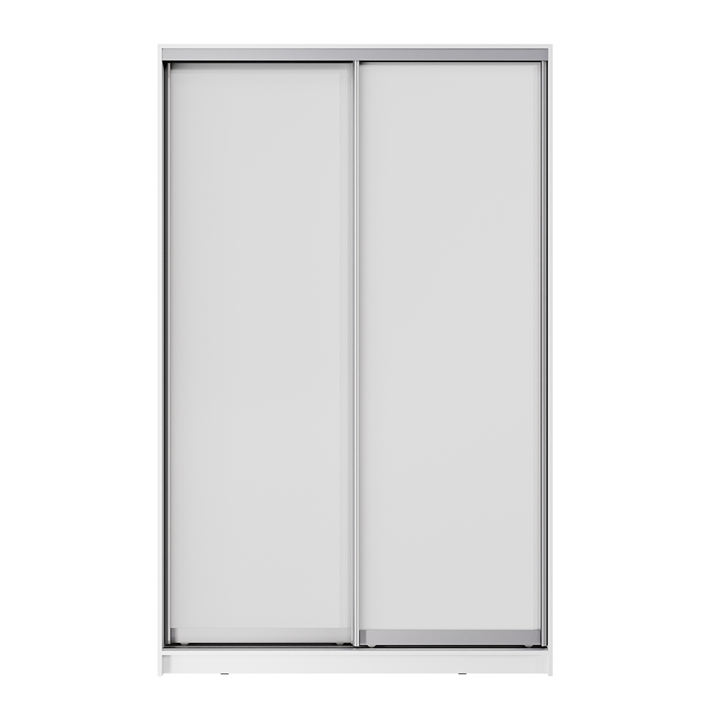 Шкаф-купе Аврора 1500x2400x600 белый/белый ЛДСП
