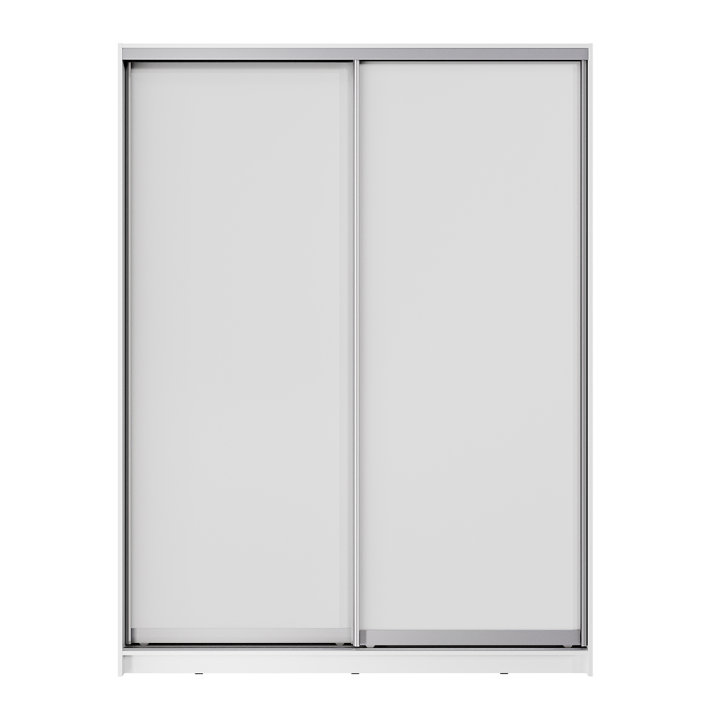 Шкаф-купе Аврора 1800x2400x650 белый/белый ЛДСП