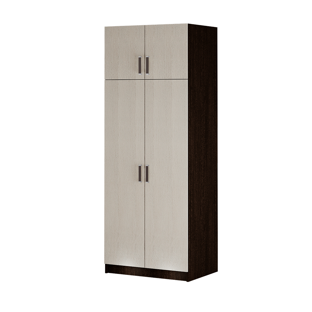 Шкаф двухстворчатый с перегородкой венге