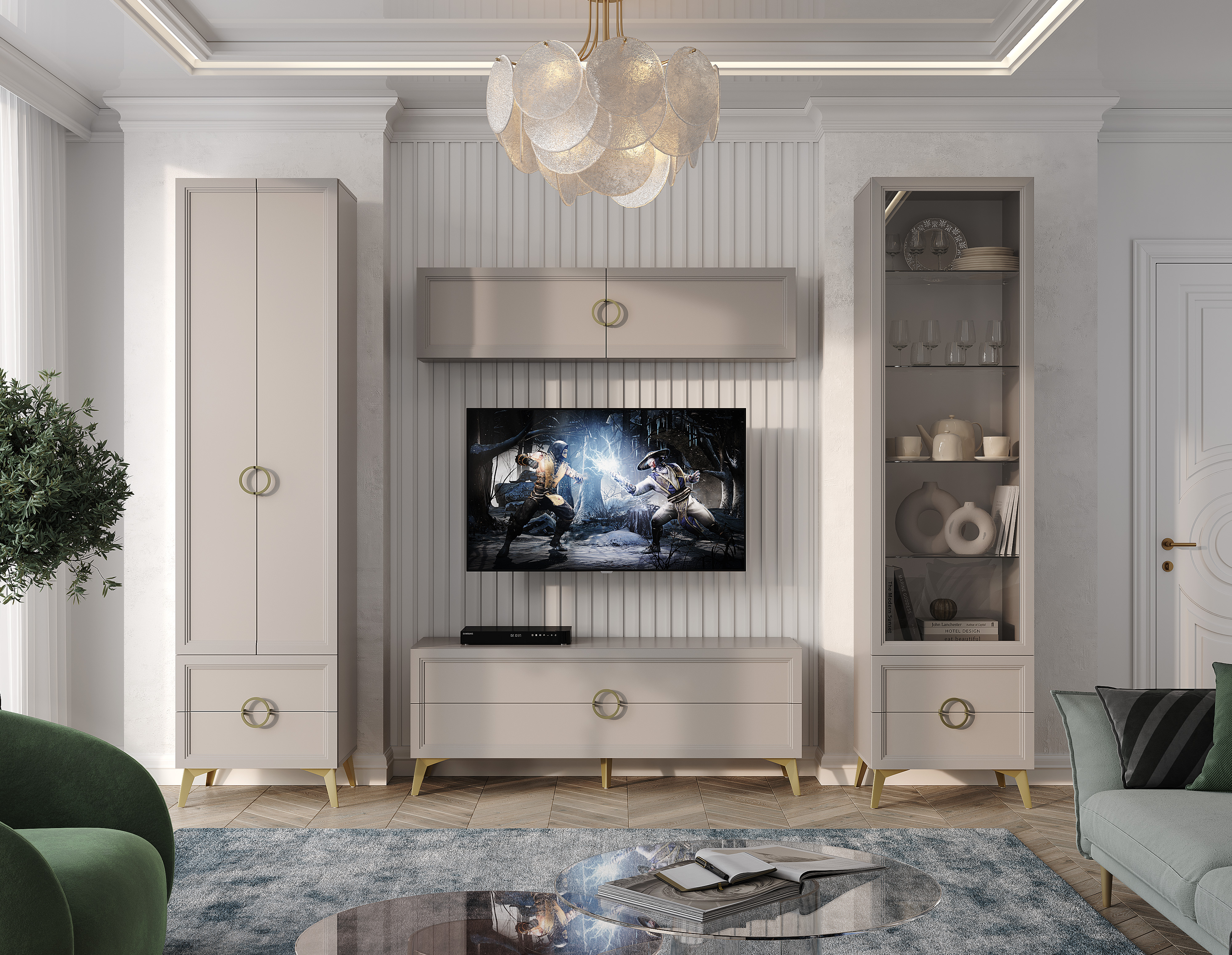 Гостиная Эстетика композиция 1