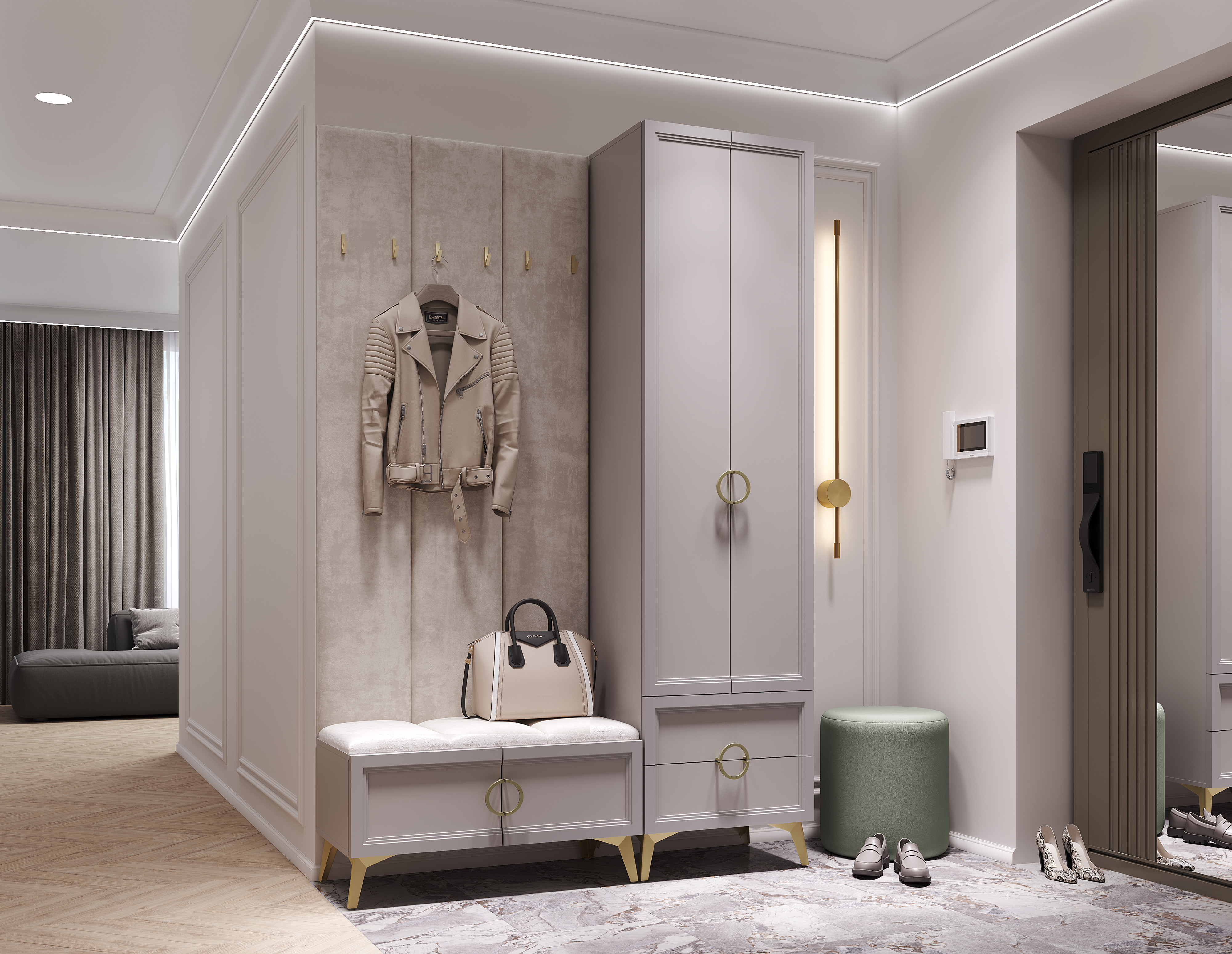 Прихожая Эстетика композиция 2