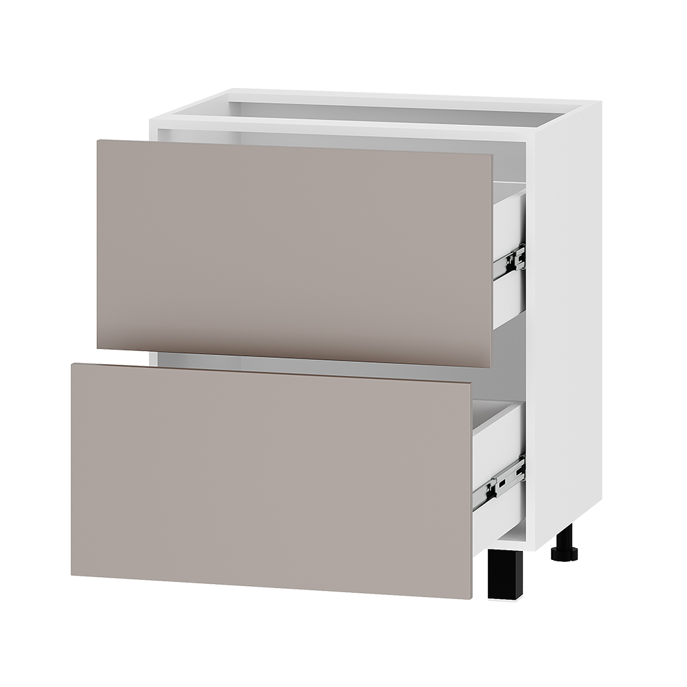 Кухонный шкаф-стол напольный Р2Я 700 (h820) (рабочий на 700 мм с двумя ящиками)