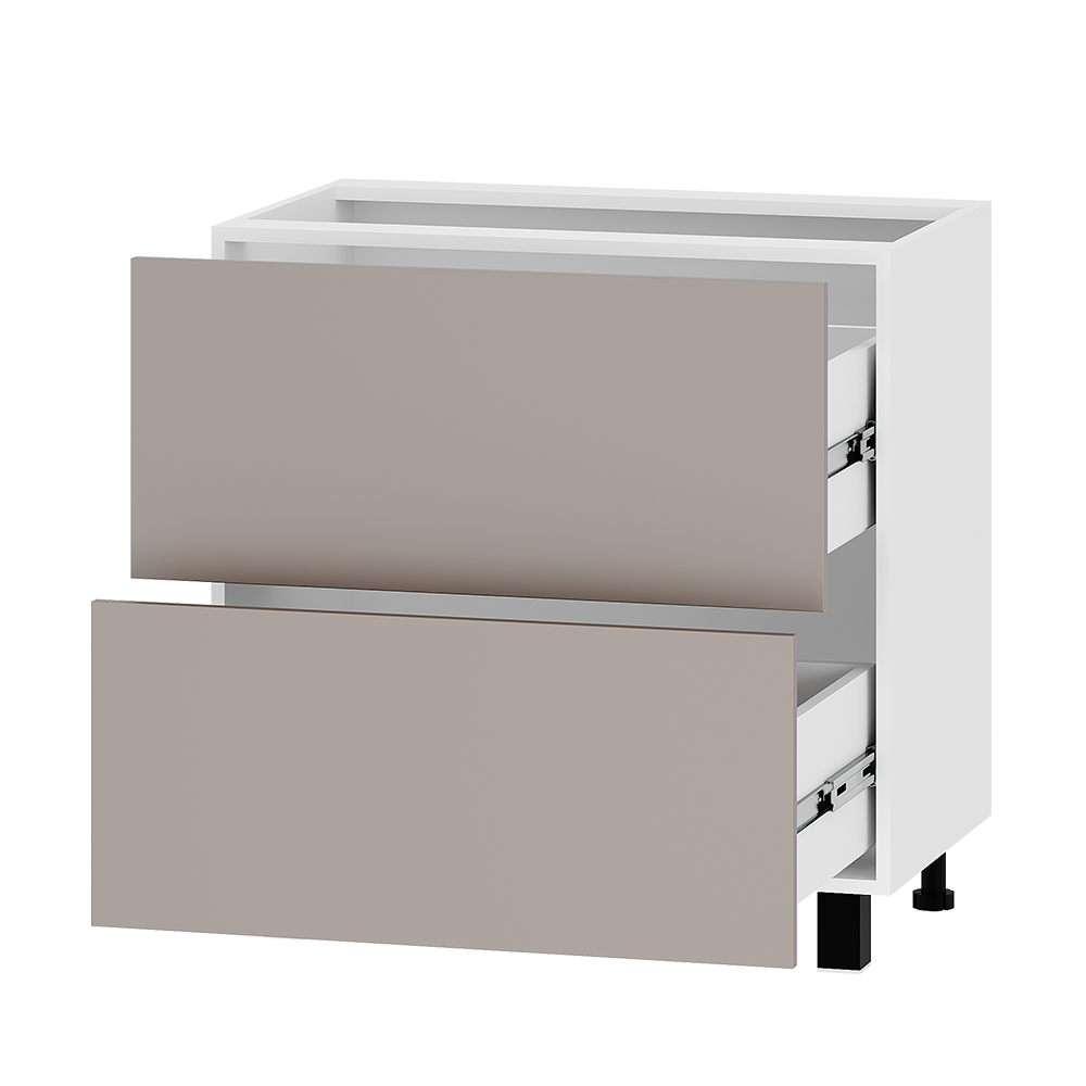 Кухонный шкаф-стол напольный Р2Я 800 (h820) (рабочий на 800 мм с двумя ящиками)