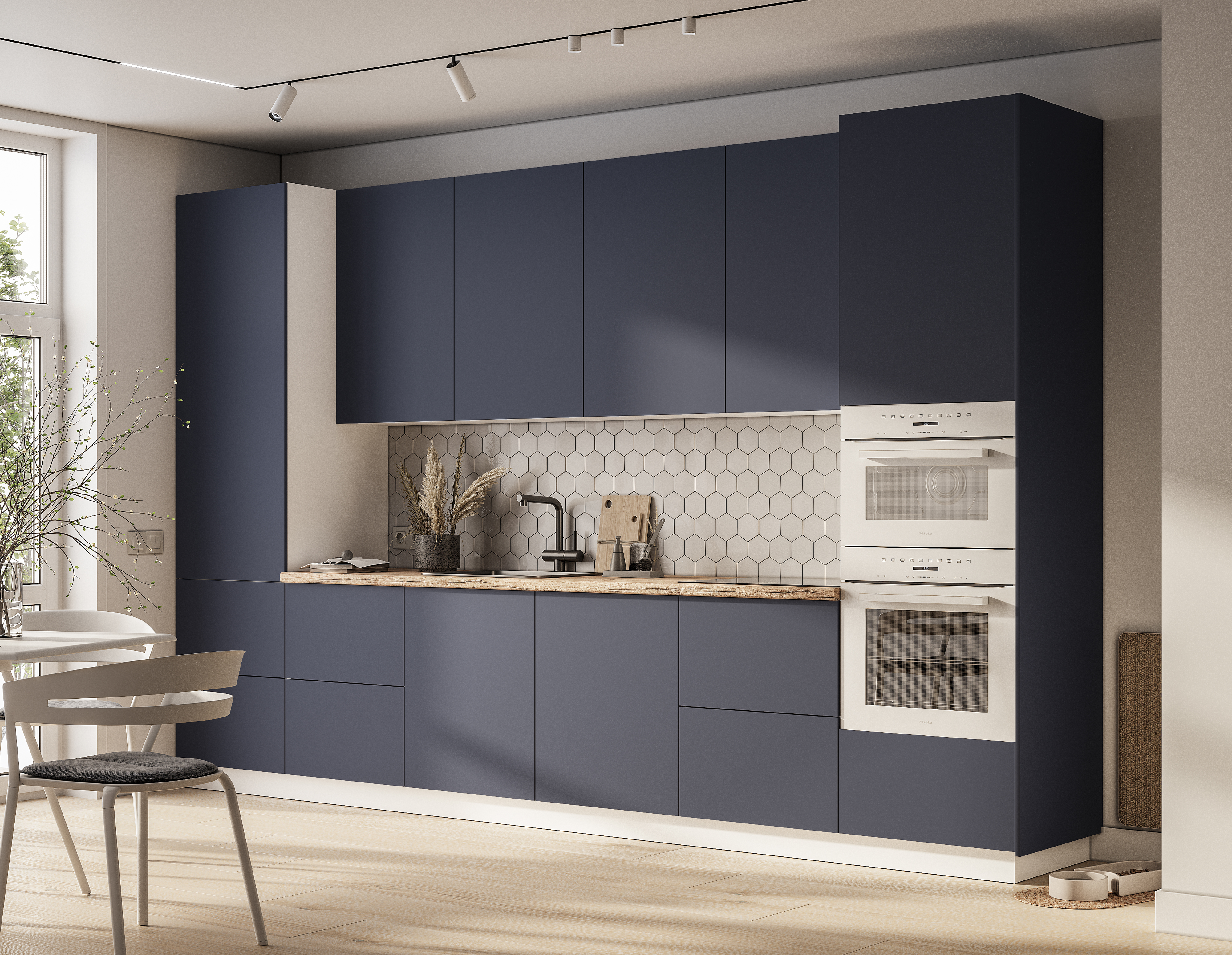 Мыло темно-синий нубук М04_